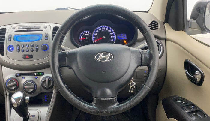 2011 Hyundai i10 SPORTZ 1.2 AT, Petrol, Automatic, 79,363 km, Steering Wheel Close Up