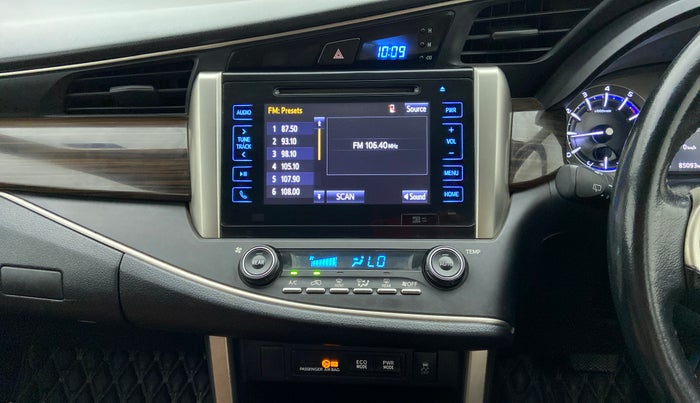 2017 Toyota Innova Crysta 2.7 ZX AT 7 STR, Petrol, Automatic, 85,231 km, Air Conditioner