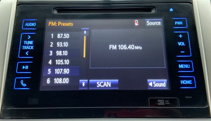 2017 Toyota Innova Crysta 2.7 ZX AT 7 STR, Petrol, Automatic, 85,231 km, Infotainment System