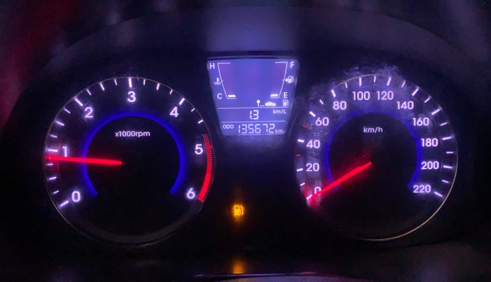 2014 Hyundai Verna FLUIDIC 1.6 CRDI SX, Diesel, Manual, 1,35,671 km, Odometer Image