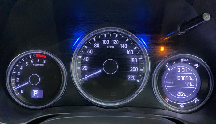 2017 Honda City 1.5L I-VTEC VX CVT, Petrol, Automatic, 1,07,097 km, Odometer Image