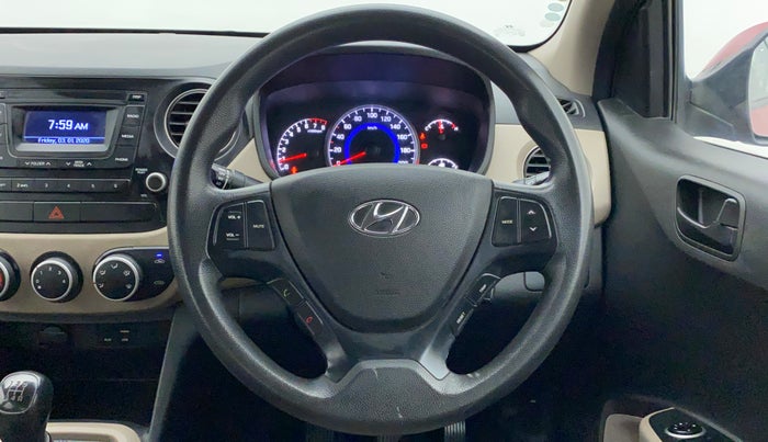 2018 Hyundai Grand i10 MAGNA 1.2 KAPPA VTVT, Petrol, Manual, 25,981 km, Steering Wheel Close Up