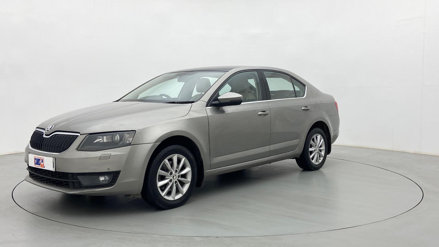 2015 Skoda Octavia ELEGANCE 2.0 TDI AT, Diesel, Automatic, 81,999 km, Left Front Diagonal