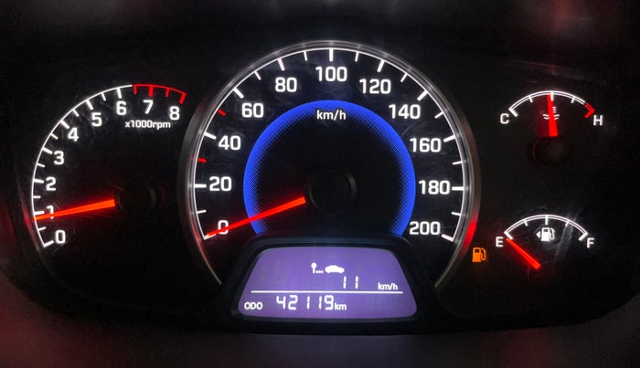 2015 Hyundai Grand i10 MAGNA 1.2 KAPPA VTVT, CNG, Manual, 42,114 km, Odometer Image
