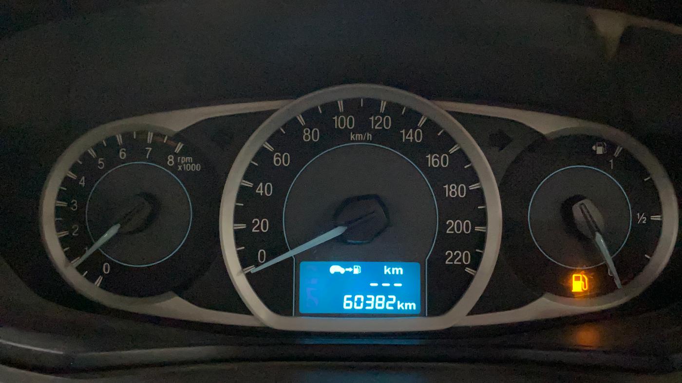 2015 Ford Figo Aspire TITANIUM 1.2 PETROL, Petrol, Manual, 60,375 km, Odometer Image