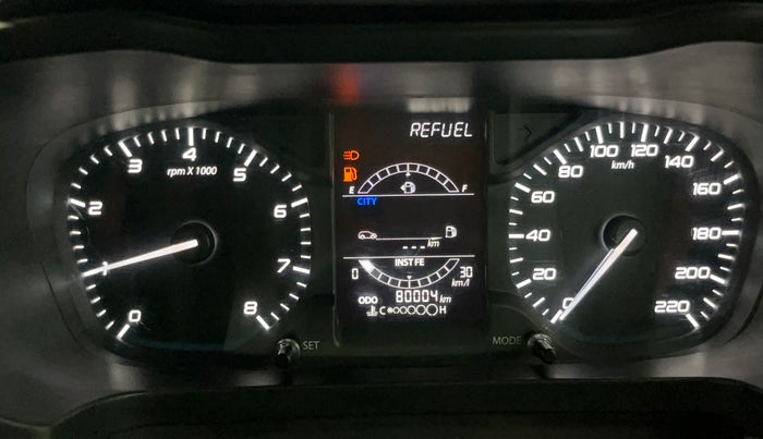 2020 Tata ALTROZ XT PETROL, Petrol, Manual, 79,992 km, Odometer Image