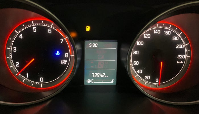 2020 Maruti Swift VXI, Petrol, Manual, 73,929 km, Odometer Image