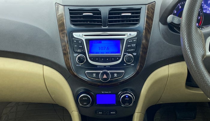 2014 Hyundai Verna FLUIDIC 1.6 VTVT SX AT, Petrol, Automatic, 66,351 km, Air Conditioner