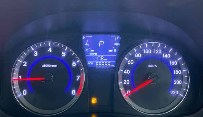 2014 Hyundai Verna FLUIDIC 1.6 VTVT SX AT, Petrol, Automatic, 66,351 km, Odometer Image