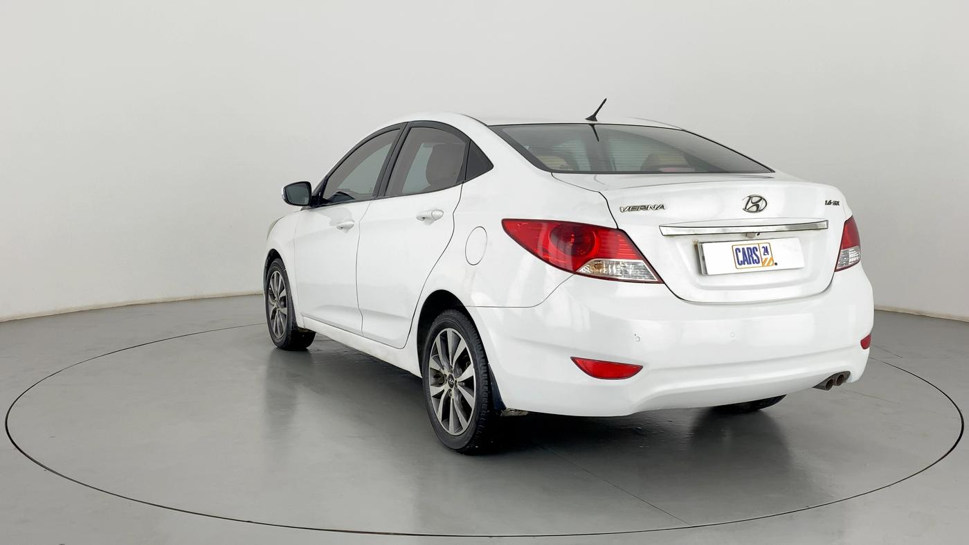 2014 Hyundai Verna FLUIDIC 1.6 VTVT SX AT, Petrol, Automatic, 66,351 km, Left Back Diagonal