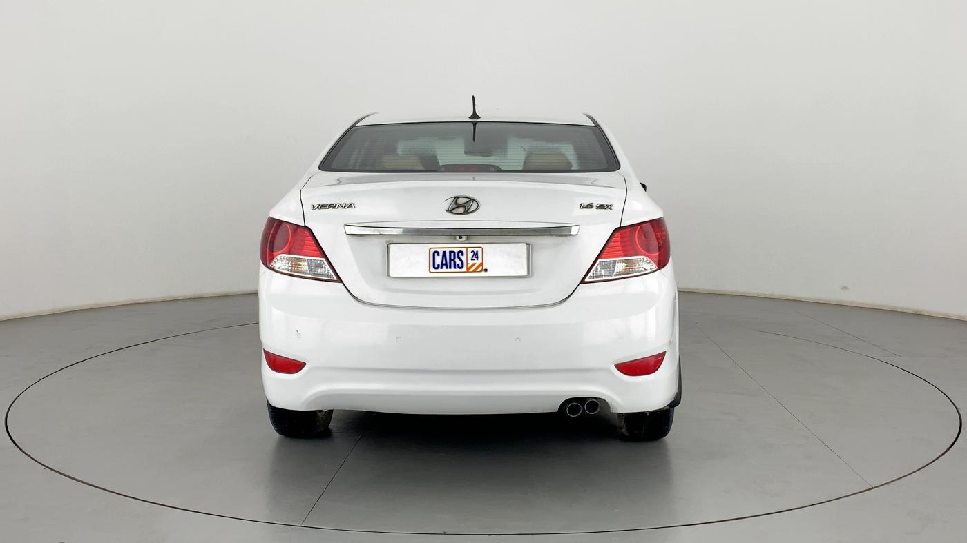 2014 Hyundai Verna FLUIDIC 1.6 VTVT SX AT, Petrol, Automatic, 66,351 km, Back/Rear