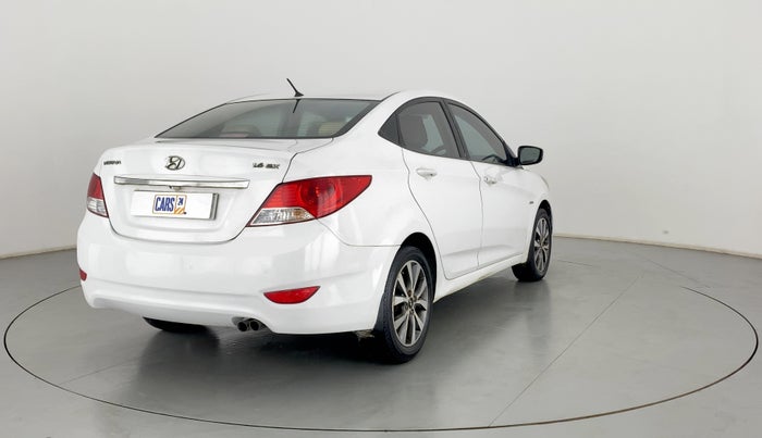 2014 Hyundai Verna FLUIDIC 1.6 VTVT SX AT, Petrol, Automatic, 66,351 km, Right Back Diagonal