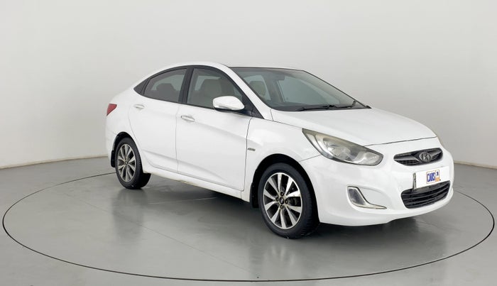 2014 Hyundai Verna FLUIDIC 1.6 VTVT SX AT, Petrol, Automatic, 66,351 km, Right Front Diagonal