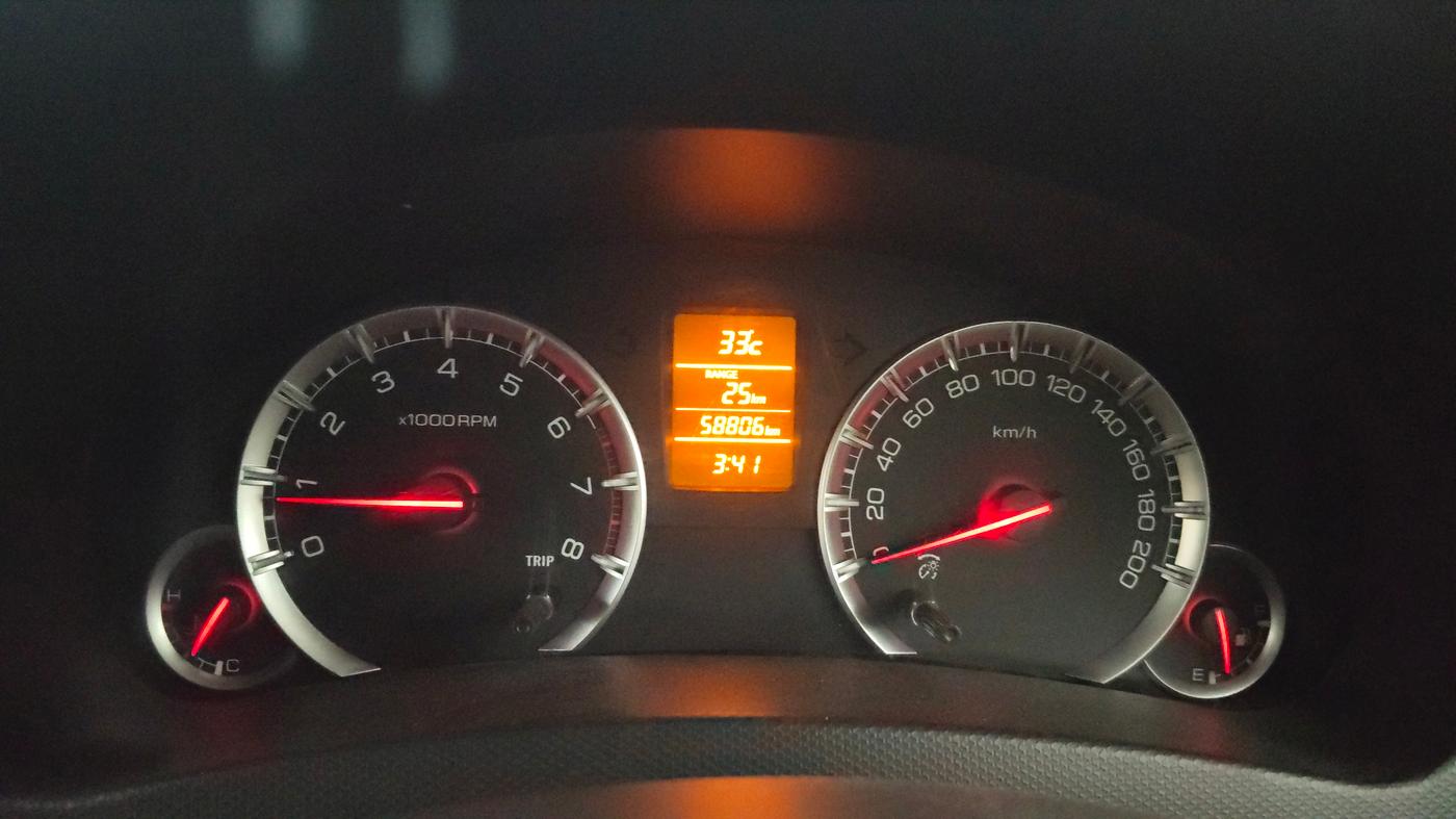 2014 Maruti Swift Dzire ZXI, Petrol, Manual, 58,809 km, Odometer Image
