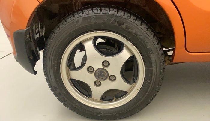 2015 Maruti Alto K10 VXI AMT, Petrol, Automatic, 50,280 km, Right Rear Wheel