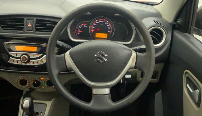 2015 Maruti Alto K10 VXI AMT, Petrol, Automatic, 50,280 km, Steering Wheel Close Up