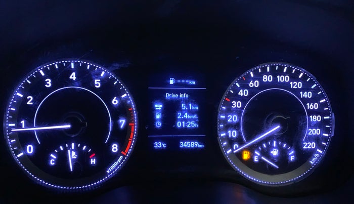 2019 Hyundai VENUE SX 1.0 (O) TURBO, Petrol, Manual, 34,777 km, Odometer Image
