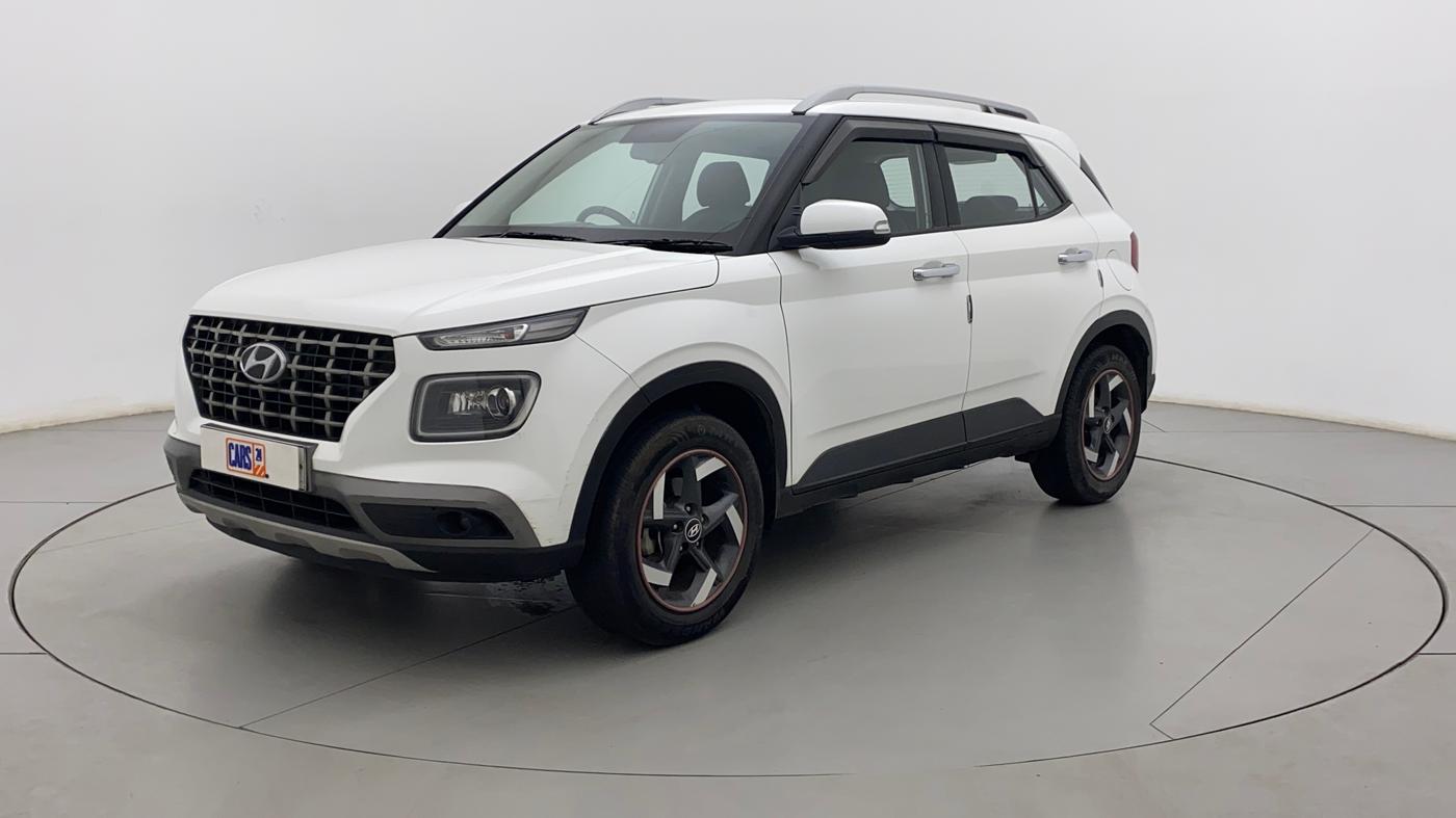 2019 Hyundai VENUE SX 1.0 (O) TURBO, Petrol, Manual, 34,777 km, Left Front Diagonal