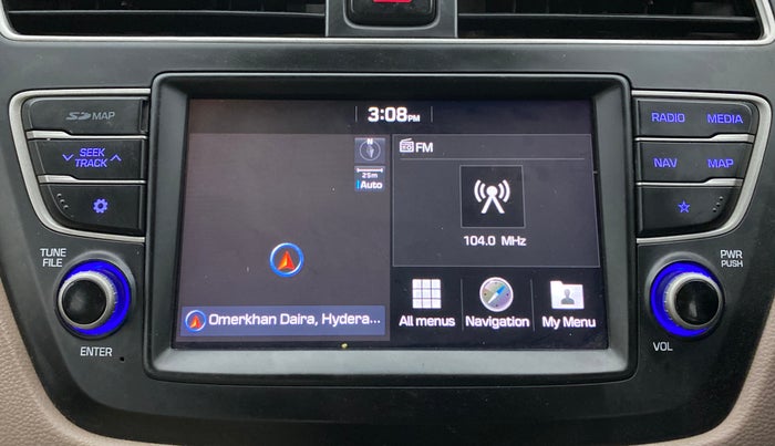 2020 Hyundai Elite i20 SPORTZ PLUS 1.2, Petrol, Manual, 53,876 km, Infotainment System