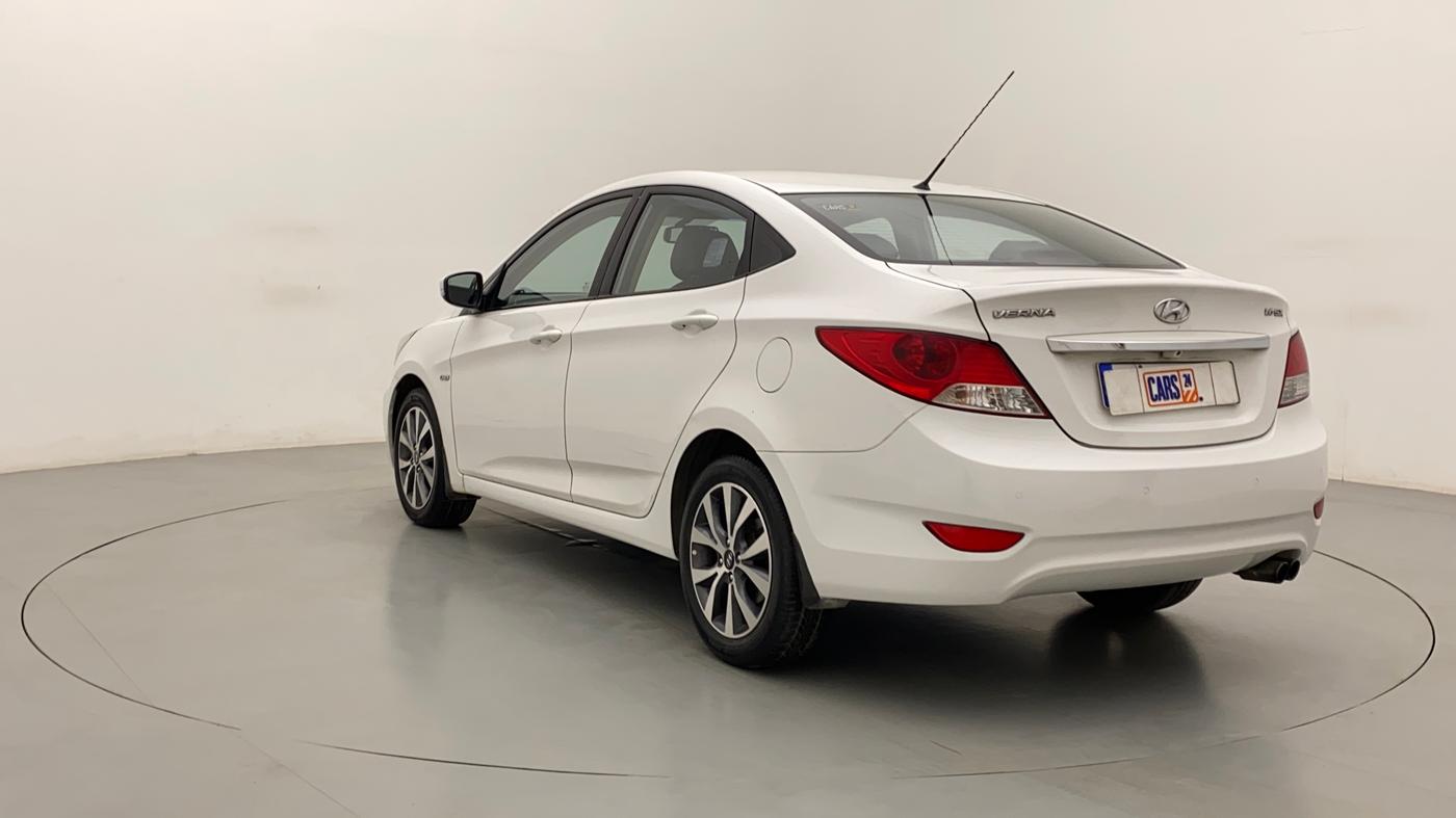 2014 Hyundai Verna FLUIDIC 1.6 CRDI SX AT, Diesel, Automatic, 70,416 km, Left Back Diagonal