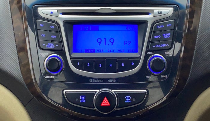 2014 Hyundai Verna FLUIDIC 1.6 CRDI SX AT, Diesel, Automatic, 70,416 km, Infotainment System