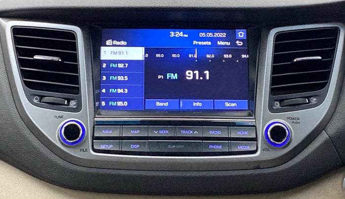 2017 Hyundai Tucson 2WD AT GLS DIESEL, Diesel, Automatic, 65,387 km, Infotainment System