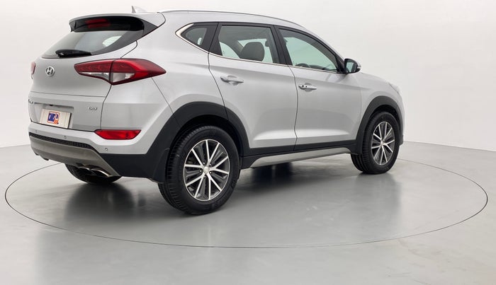 2017 Hyundai Tucson 2WD AT GLS DIESEL, Diesel, Automatic, 65,387 km, Right Back Diagonal