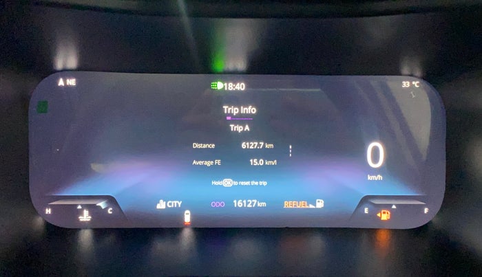 2025 Tata NEXON FEARLESS + SUNROOF DUAL TONE 1.2 PETROL, Petrol, Manual, 16,126 km, Odometer Image