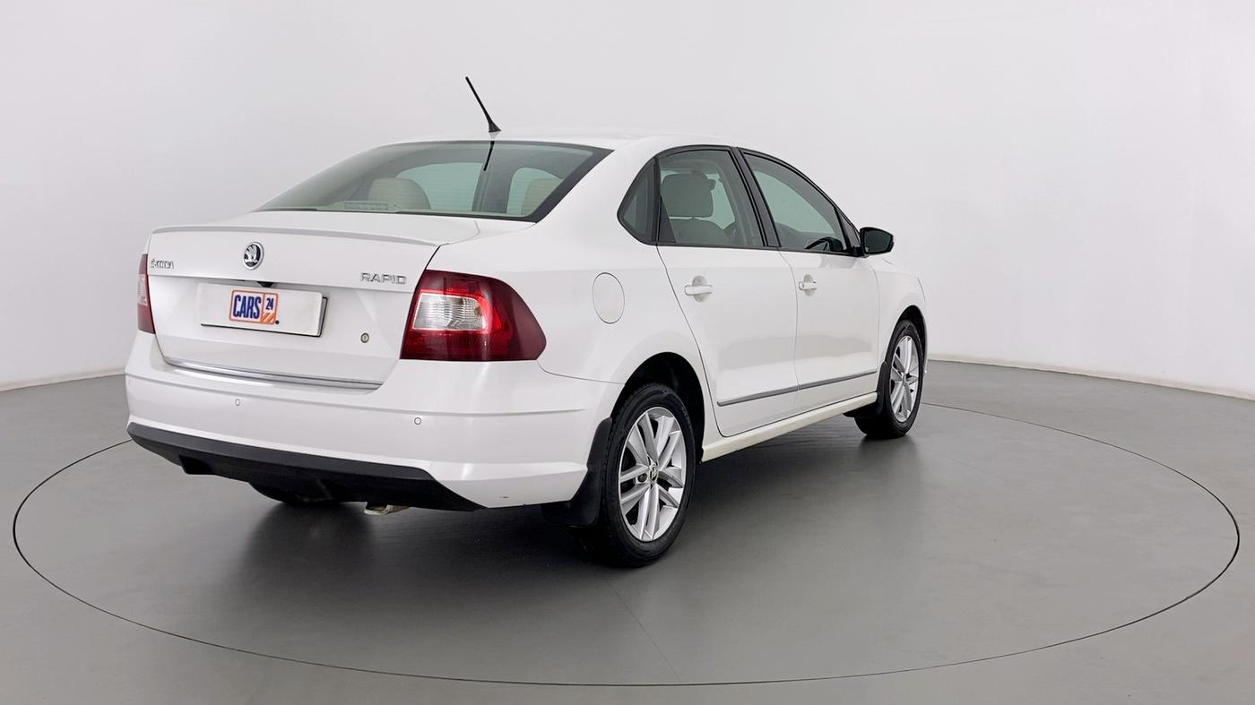 2020 Skoda Rapid STYLE 1.0TSI MT, Petrol, Manual, 55,892 km, Right Back Diagonal