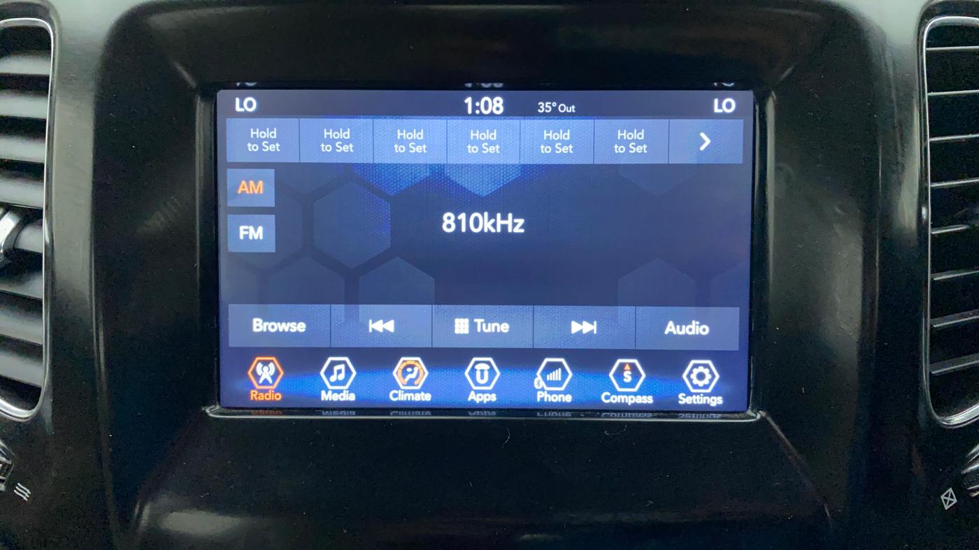2019 Jeep Compass LONGITUDE (O) 2.0 DIESEL, Diesel, Manual, 88,776 km, Infotainment System