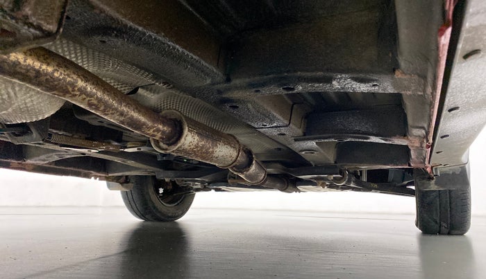 2017 Mahindra Kuv100 K4+ 6 STR, Petrol, Manual, 27,603 km, Right Side Underbody