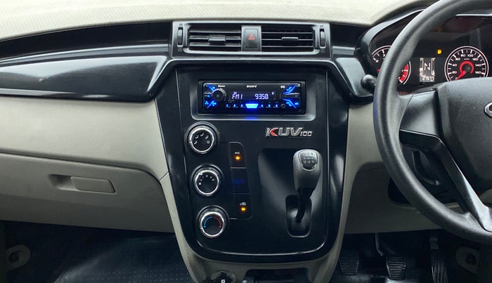 2017 Mahindra Kuv100 K4+ 6 STR, Petrol, Manual, 27,603 km, Air Conditioner