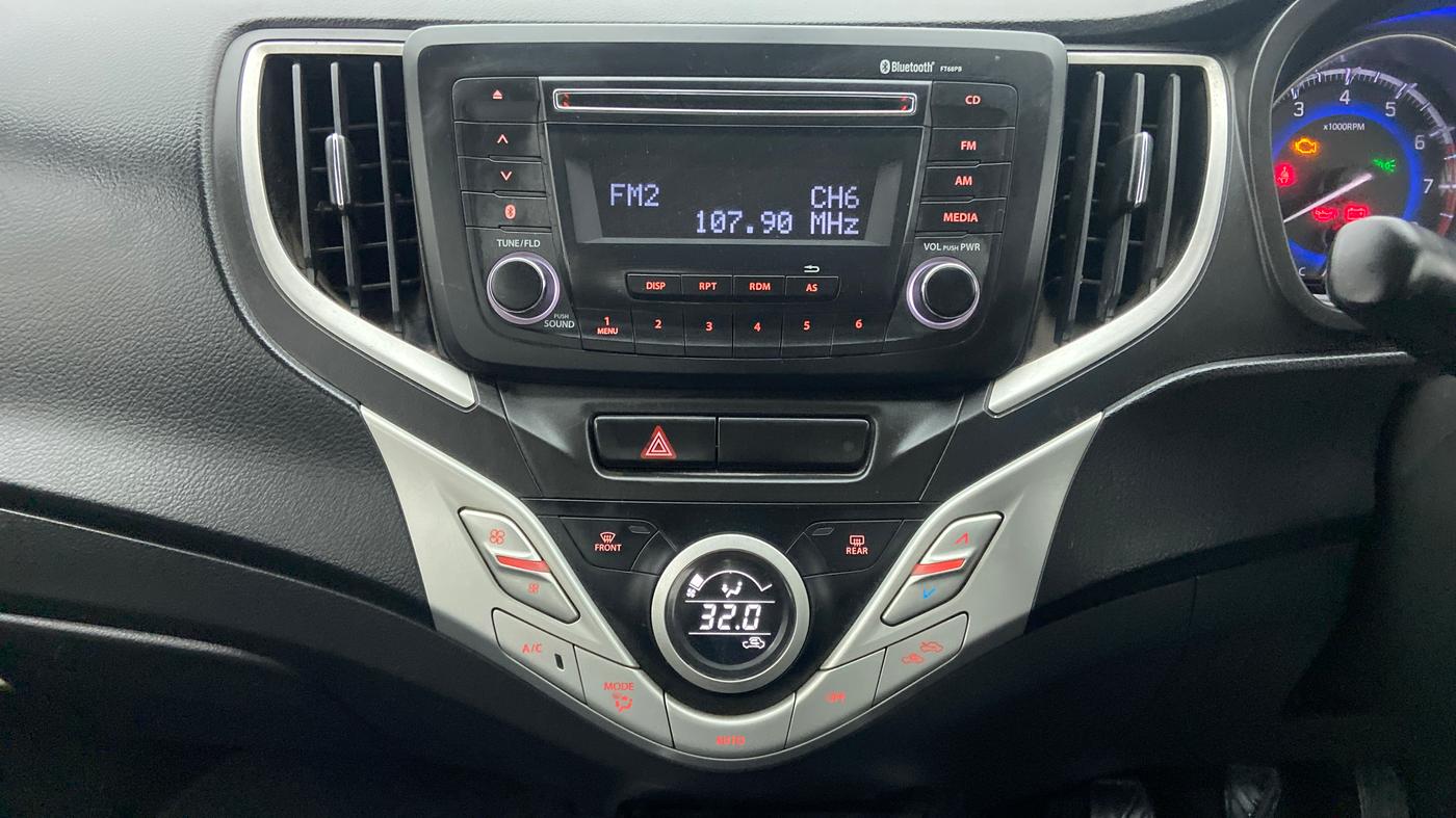 2017 Maruti Baleno DELTA PETROL 1.2, Petrol, Manual, 65,356 km, Air Conditioner