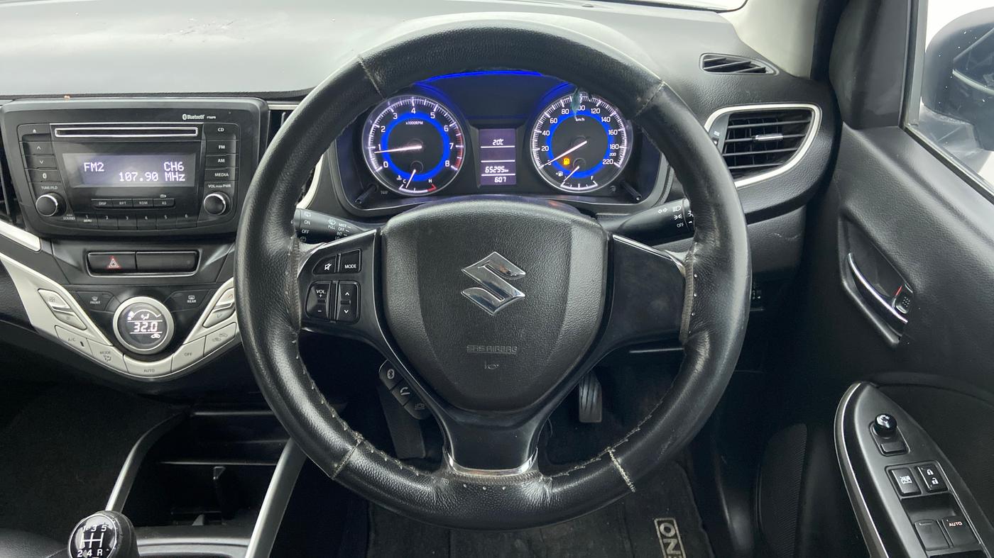 2017 Maruti Baleno DELTA PETROL 1.2, Petrol, Manual, 65,356 km, Steering Wheel Close Up