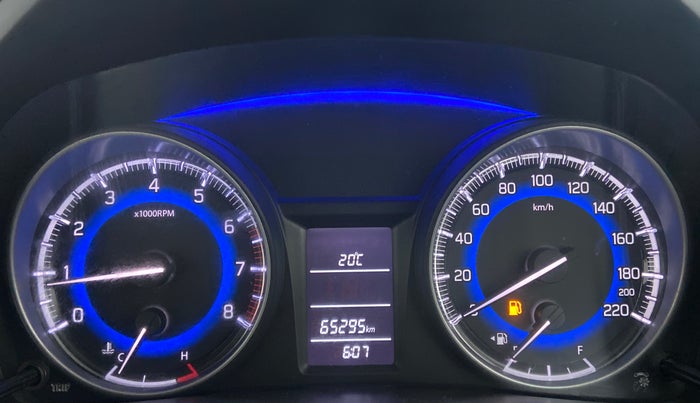 2017 Maruti Baleno DELTA PETROL 1.2, Petrol, Manual, 65,356 km, Odometer Image