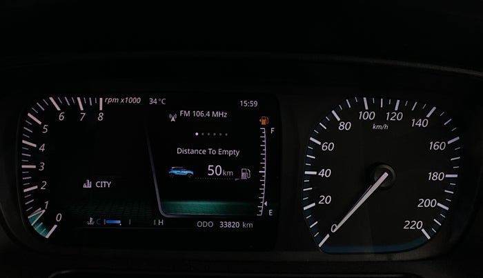 2021 Tata PUNCH CREATIVE  1.2 RTN DUAL TONE, Petrol, Manual, 33,817 km, Odometer Image