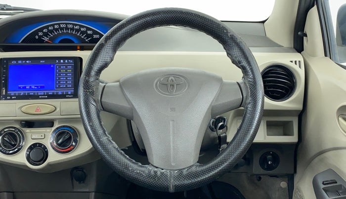 2014 Toyota Etios Liva G, Petrol, Manual, 62,661 km, Steering Wheel Close Up