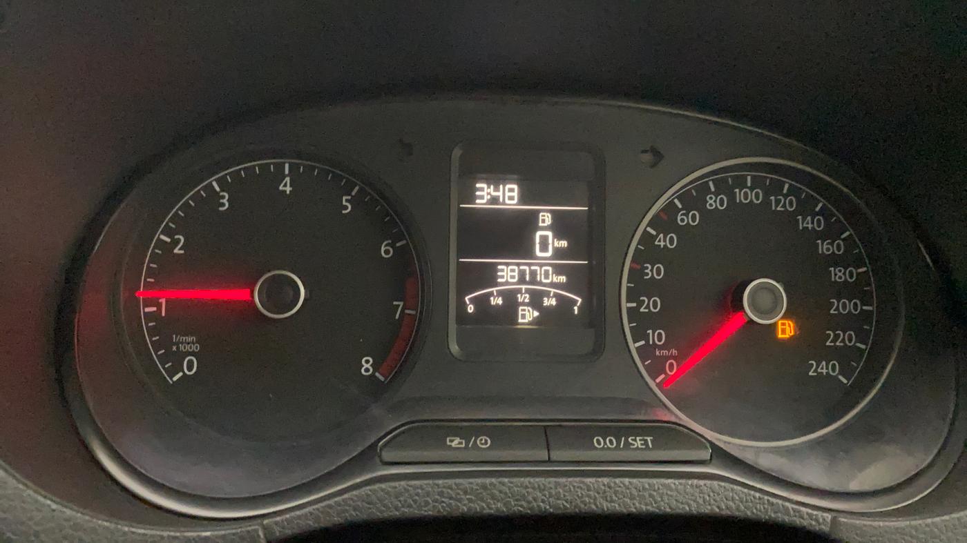 2020 Volkswagen Polo COMFORTLINE PLUS 1.0L MPI, Petrol, Manual, 38,926 km, Odometer Image