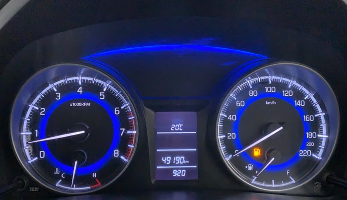 2016 Maruti Baleno DELTA 1.2 K12, Petrol, Manual, 49,301 km, Odometer Image