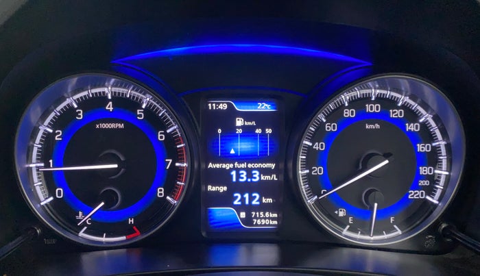 2021 Maruti Baleno ZETA PETROL 1.2, Petrol, Manual, 7,719 km, Odometer Image