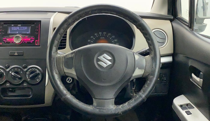 2015 Maruti Wagon R 1.0 LXI, Petrol, Manual, 79,400 km, Steering Wheel Close Up