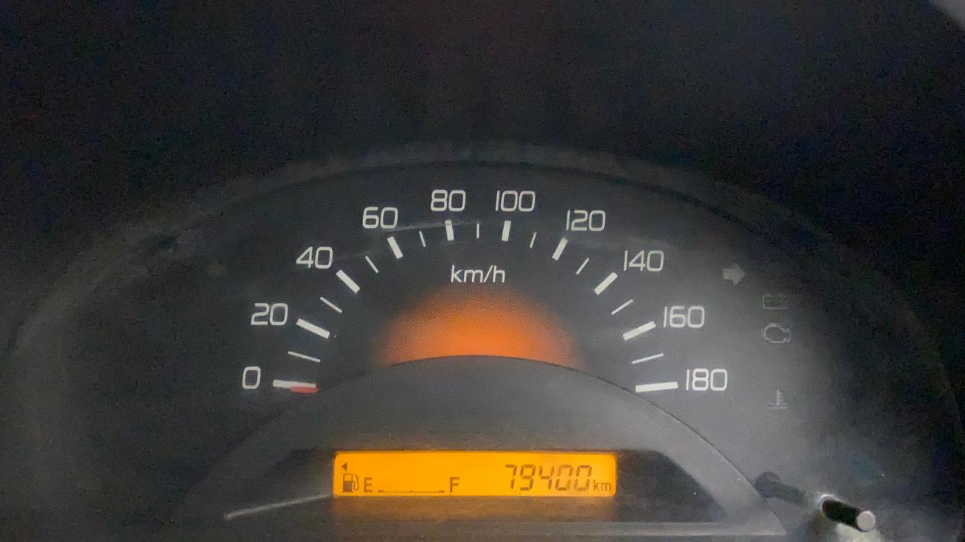 2015 Maruti Wagon R 1.0 LXI, Petrol, Manual, 79,400 km, Odometer Image