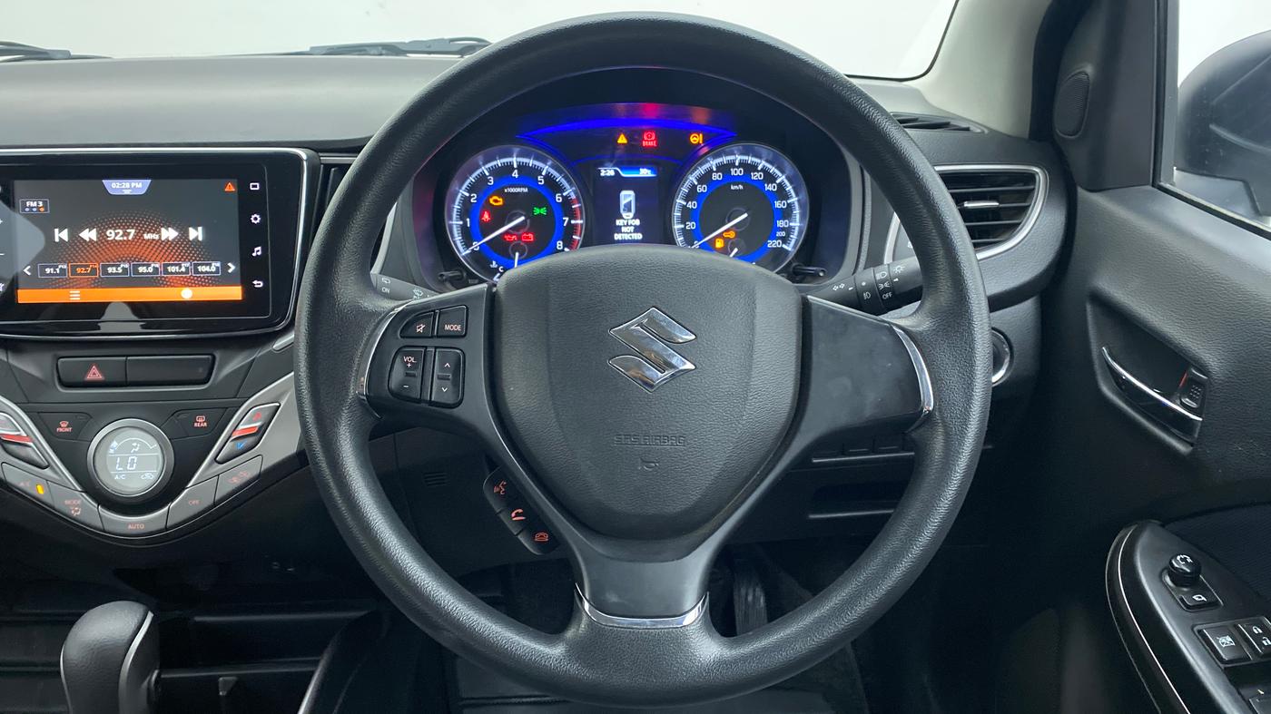 2020 Maruti Baleno ZETA CVT PETROL 1.2, Petrol, Automatic, 11,606 km, Steering Wheel Close Up