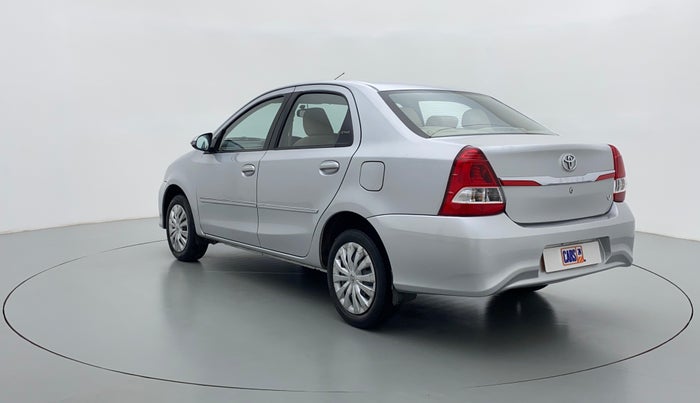 2017 Toyota Etios V, Petrol, Manual, 74,137 km, Left Back Diagonal