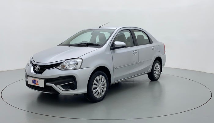 2017 Toyota Etios V, Petrol, Manual, 74,137 km, Left Front Diagonal