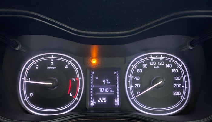 2018 Maruti Vitara Brezza LDI, Diesel, Manual, 70,167 km, Odometer Image