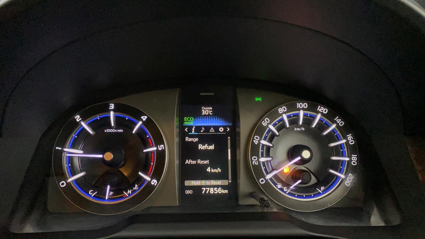 2017 Toyota Innova Crysta 2.4 VX 7 STR, Diesel, Manual, 77,856 km, Odometer Image