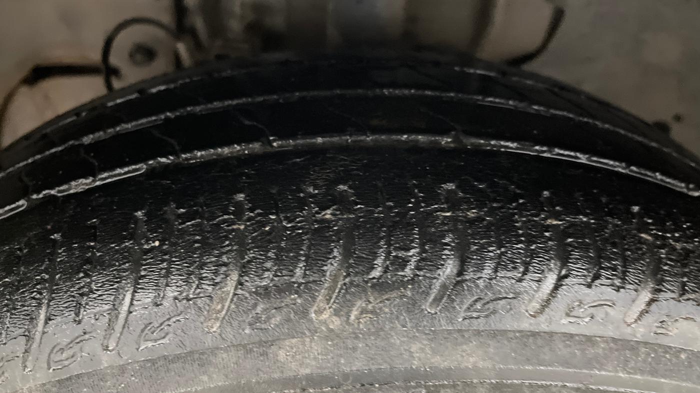 2023 Tata TIGOR XZ PLUS CNG, CNG, Manual, 46,781 km, Left Front Tyre Tread