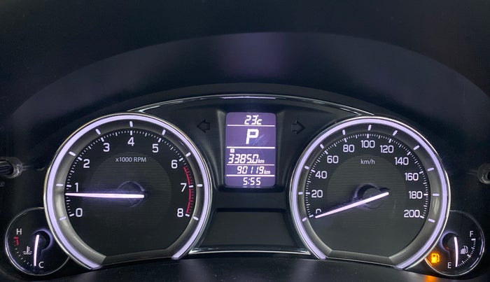 2015 Maruti Ciaz ZXI AMT, Petrol, Automatic, 90,118 km, Odometer Image