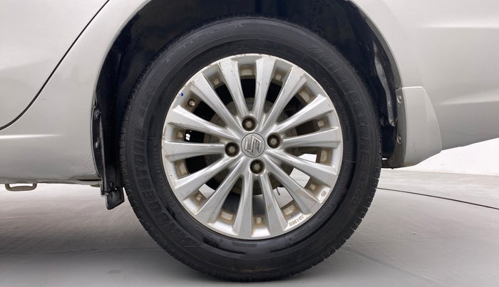 2015 Maruti Ciaz ZXI AMT, Petrol, Automatic, 90,118 km, Left Rear Wheel